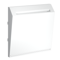 Накладка для выключателя карточного Voltum S70 пластик белая Soft touch (VLS002602)