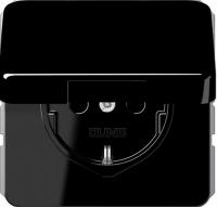 Розетка с крышкой Jung CD500 CD1520BFKLSW