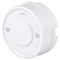 Распределительная коробка белая ретро Werkel Накладные ретро механизмы Ретро белые W6411201