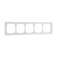 Рамка 5-пост Systeme Electric ArtGallery Pure матовое органическое стекло БЕЛЫЙ GAL330105