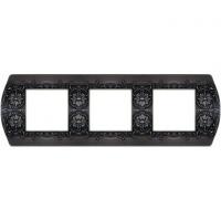 Рамка 3-пост Графит Fede san remo FD01423GR