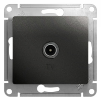 Розетка TV оконечная 1DB Systeme Electric Glossa, антрацит GSL000791