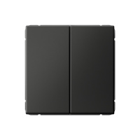 Двухклавишный проходной выключатель Systeme Electric ArtGallery, сх.6/2, 10АХ, БАЗАЛЬТ GAL001465