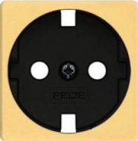 Розетка с шторками 2к | 3 16А 250 Fede FD16523 | FD04314OR-M | FD16-BAST