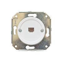 Телефонная розетка для внутреннего монтажа Salvador белый CL.TEL.WT