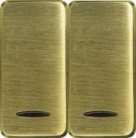 Выключатель двухклавишный с подсв.10А Fede FD04313PMx2 | FD16039-1x2 | FD16505x2 | FD16-BAST