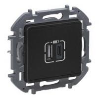 Зарядное устройство USB 3000mA антрацит Inspiria 673763