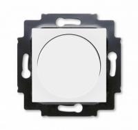 Диммер поворотно нажимной 60-600 Вт ABB Levit белый 2CHH942247A6003