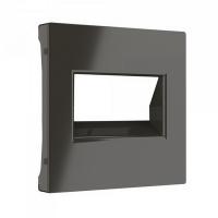 Накладка компьютерной розетки rj45 двойной UTP cat 5e серо-коричневый Werkel W1191107