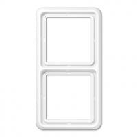 Рамка двухместная цвет белый Jung CD500 CD582WW