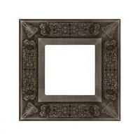 Рамка 1-пост Античное серебро Fede granada FD01411AS