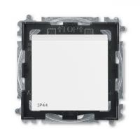 Проходной 1-клав. ABB Levit белый 2CHH596940A4003