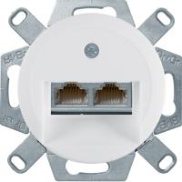 Розетка компьютерная двойная EPUAE8-8UPOK6 | 1409 Berker