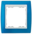 Simon 82 Рамки Синий полупрозрачный-Белый