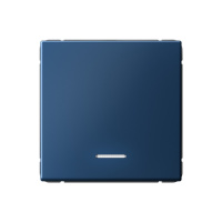 Одноклавишный выключатель с подсветкой Systeme Electric ArtGallery, сх.1, 10АХ, аквамарин GAL001113