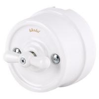 Ретро выключатель 2-клав белый Retro Werkel W5620001