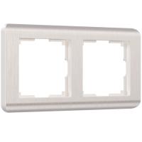 Рамка из пластика на 2 поста Stream перламутровый Werkel Stream перламутровый W0022113