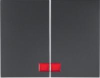 Выключатель двухклавишный с подсветкой 3035 | 1675 | 14377006 Berker