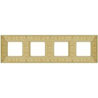 Рамка 4-пост Светлое золото Fede granada FD01414OB