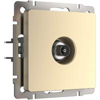 ТВ-розетка оконечная шампань Werkel Встраиваемые механизмы шампань W1183011