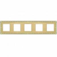 Рамка 5-пост Светлое золото Fede San Sebastian FD01225OB