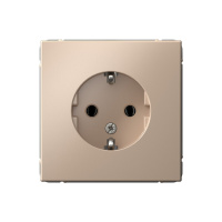 Розетка с заземлением Systeme Electric ArtGallery, 16А, песочный  GAL001243