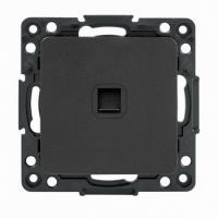 Розетка телефонная rj 45 черная EKF EZK01-035-10