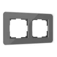 Рамка из стекла на 2 поста Elite графит Werkel Elite графит W0022440