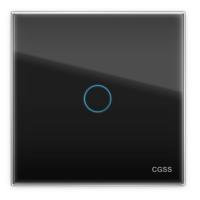 Сенсорный выключатель 1 клав. CGSS WT-M01 | WT-P01B