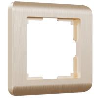 Рамка из пластика на 1 пост Stream шампань Werkel Stream шампань W0012111