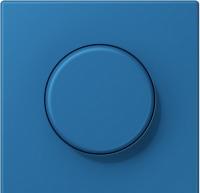 Светорегулятор поворотно-нажимной 60-400 Вт для ламп накаливани Jung bleu céruléen 31 244EX+LC194032030