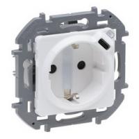 Розетки с USB зарядкой 1500mA белый Inspiria 673770