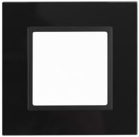 1 постовая рамка черная ЭРА Элеганс 14-5101-05