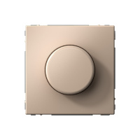 Светорегулятор (диммер) поворотно-нажимной Systeme Electric ArtGallery, LED, RC, 400Вт, песочный  GAL001223