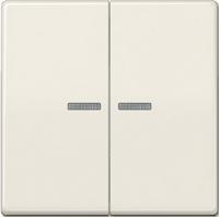 Выключатель двухклавишный с подсветкой Jung AS 500 505U5+AS591-5KO5
