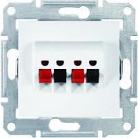 Розетка аудио двойная Schneider Sedna SDN5400121