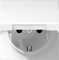 Розетка с крышкой Jung AS 500 AS1520KLWW