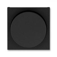 Диммер поворотно нажимной 200-700 Вт ABB Levit антрацит - дымчатый чёрный 2CKA006520A0227 | 2CHH940123A4063