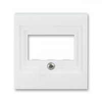 Накладка для розеток USB - HDMI - VGA ABB Levit белый 2CHH290040A4003