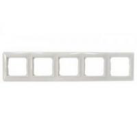 Рамка пятиместная 774455 Legrand Valena цвет белый