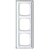 Рамка 3-пост вертикал. белый Jung SL500 SL583WW