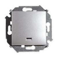 Выключатель 1 клавишный с подсветкой Simon 15 1591104-033