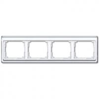 Рамка 4-пост горизонт. белый Jung SL500 SL5840WW