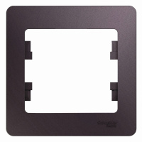 Рамка 1-постовая универсальная Systeme Electric (Schneider Electric) Glossa, сиреневый туман GSL001401