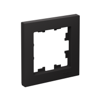 Рамка 1-постовая универсальная Systeme Electric AtlasDesign, карбон ATN001001