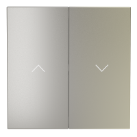 Клавиши для выключателя жалюзи Voltum S70 шелк Soft touch пластик (VLS002504)