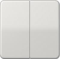 Выключатель двухклавишный Jung CD500 505U+CD595LG