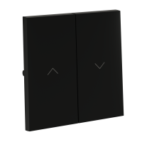 Клавиша для выключателя жалюзи Voltum S70 пластик черный Soft touch (VLS002508)