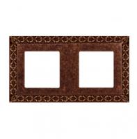Рамка 2-пост Состаренная медь Fede San Sebastian FD01222RU