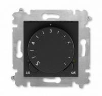 Механизм терморегулятора механического ABB Levit антрацит - дымчатый чёрный 2CHH920003A6063